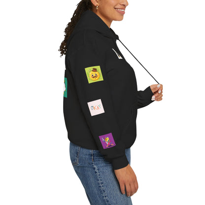 Colorful Graphic Hoodie, Fun Streetwear Sweatshirt,  Fashion, Casual Wear, Unique Gift, Trendy Apparel