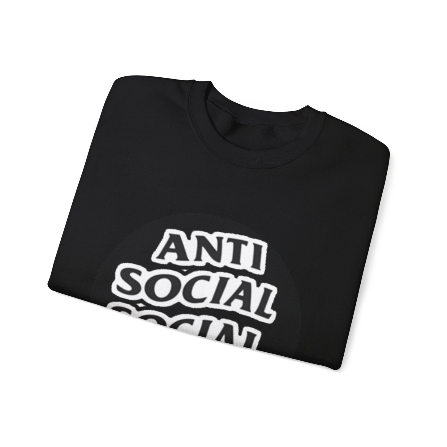 Crewneck Sweatshirt - Anti Social Club Edition, Cozy Sweatshirt, Streetwear Fashion, Gift for Introverts, Lounge Wear, Casual Outfit