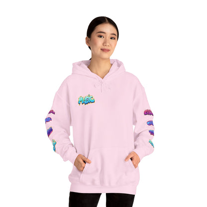 Graffiti Art  Hoodie - Cozy Streetwear, Unique Gift for Art Lovers, Perfect for Festivals, Casual Wear, Cool Graphic Sweatshirt