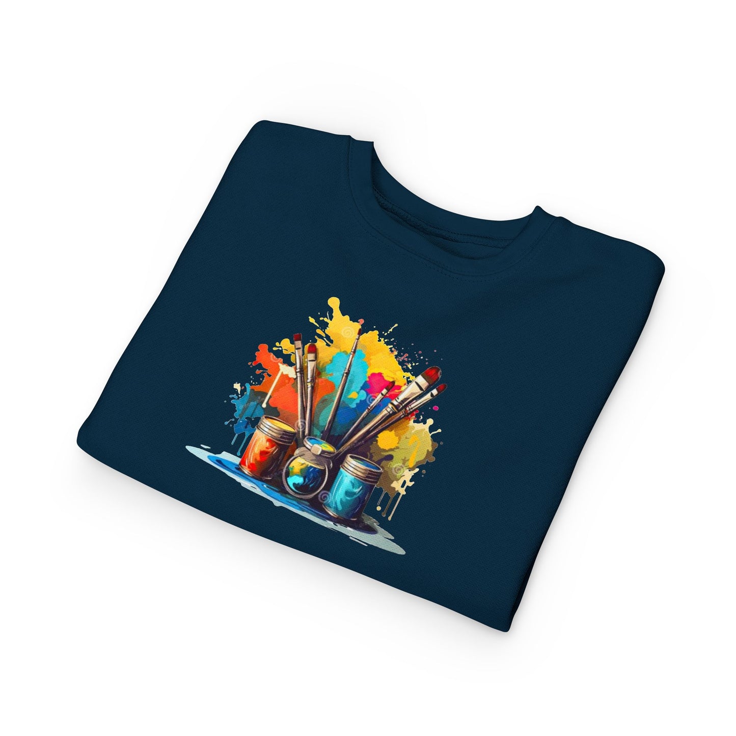 Creative Little Artist Toddler Sweatshirt, Kids Art Sweatshirt, Colorful Kids Sweater, Toddler Gift, Birthday Present, Painting Lover