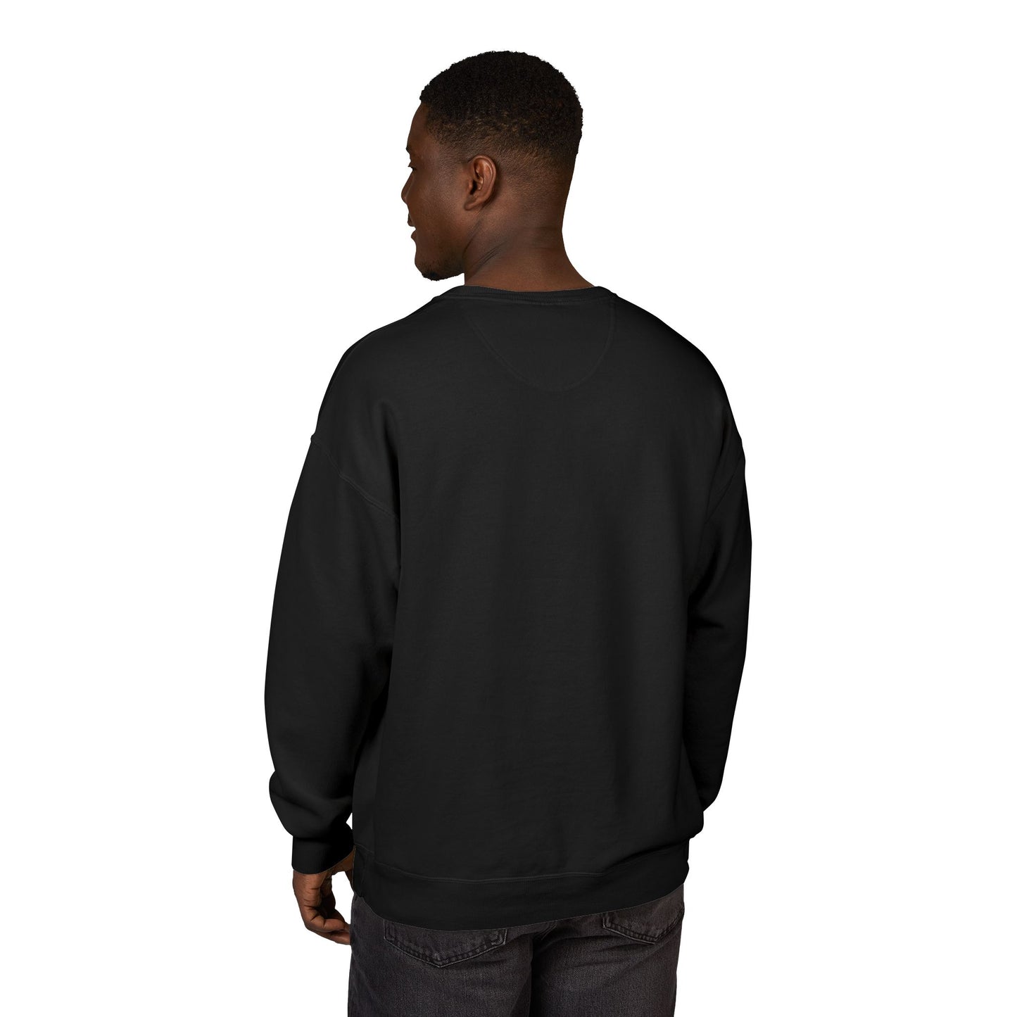 Smiley Face ComfortWash Sweatshirt | Cozy  Crewneck for Everyday Wear, Gifts, Relaxation, Casual Outfits, Cheerful Vibe