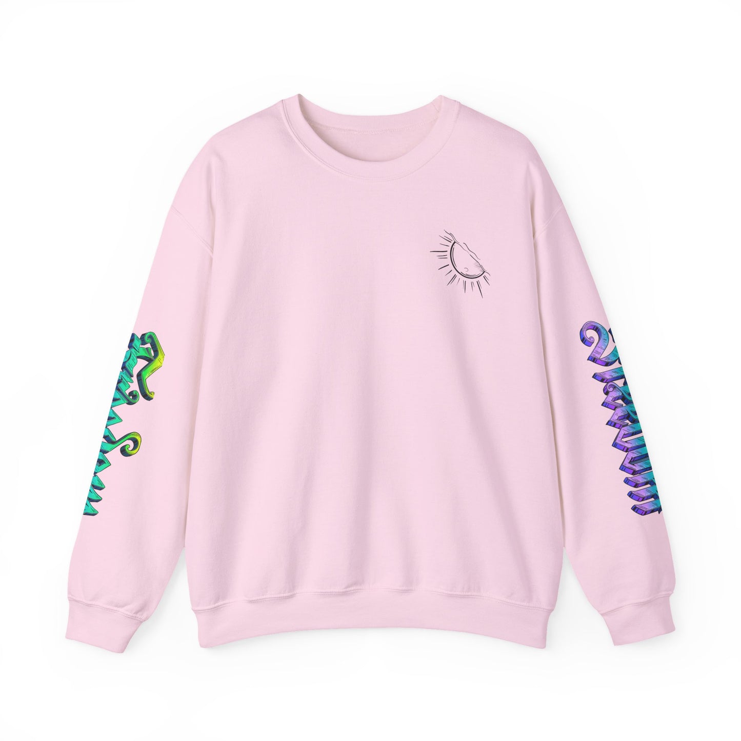 Sunshine & Swirls Crewneck Sweatshirt, Cozy Winter Wear, Casual Fashion Graphic Sweatshirt, Perfect Gift for Friends & Family, [...]