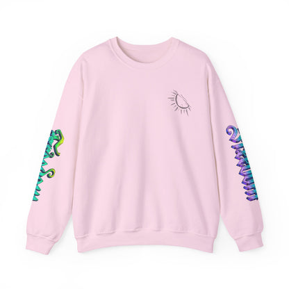 Sunshine & Swirls Crewneck Sweatshirt, Cozy Winter Wear, Casual Fashion Graphic Sweatshirt, Perfect Gift for Friends & Family, [...]