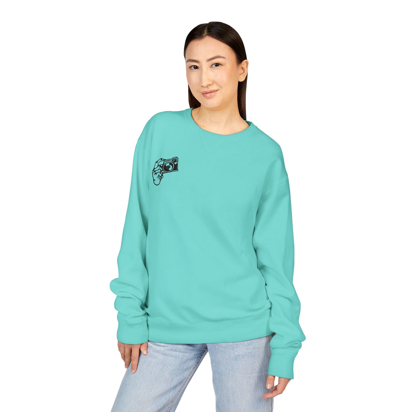 ComfortWash® Garment Dyed Crewneck Sweatshirt, Casual Gamer Sweatshirt, Video Game Lover Gift, Cozy Lounge Wear