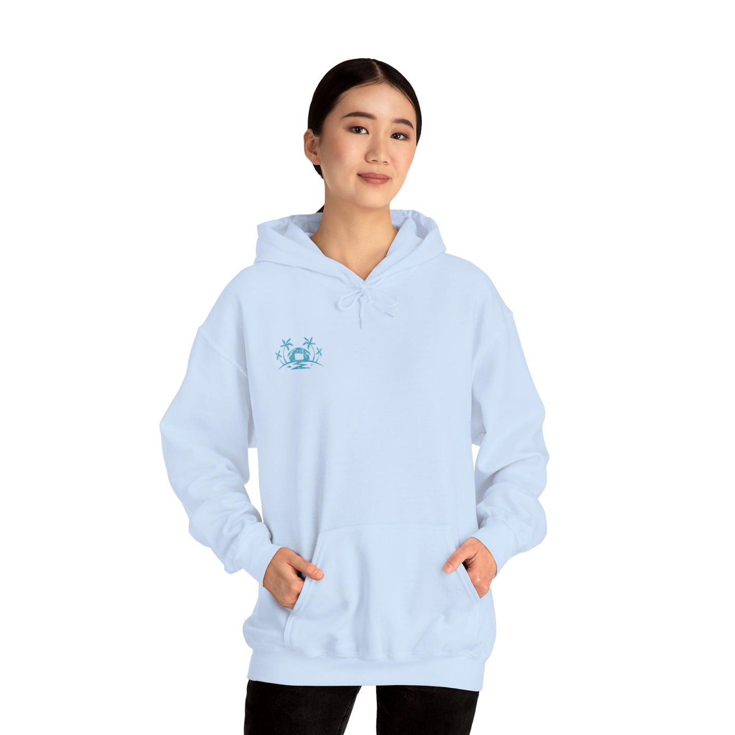 Cozy Star Emblem  Hooded Sweatshirt - Perfect Gift for Friends, Casual Wear, Outdoor Activities, Cozy Layering, Winter Essentials