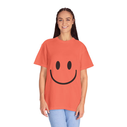 Smiley Face  T-Shirt, Fun Graphic Tee, Casual Wear, Gift for Friends, Positive Vibes Shirt, Happy Birthday Gift, Summer Essentials