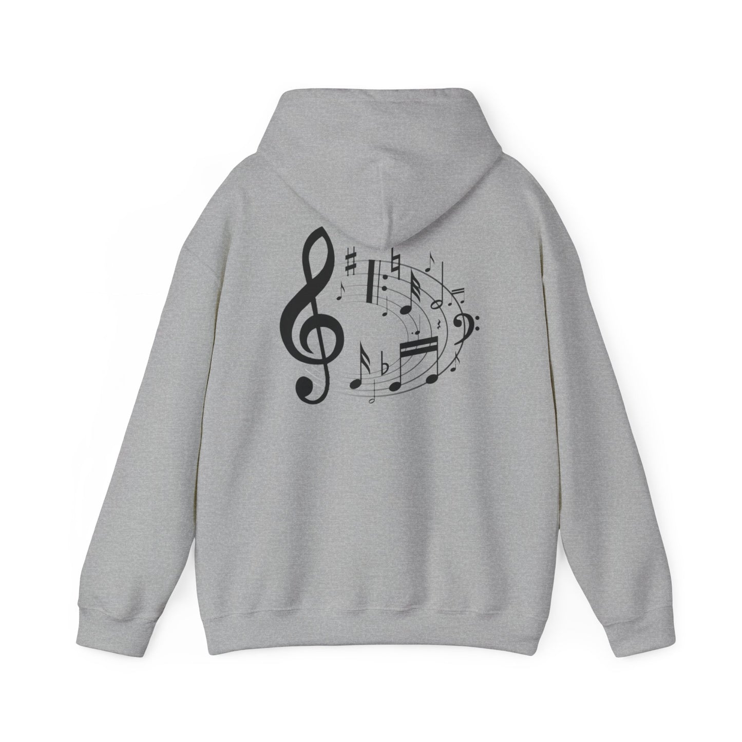 Music Lovers  Hooded Sweatshirt – 'Without Music, Life Would Be a Mistake'