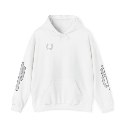 Cactus Graphic Hoodie, Cozy Sweatshirt, Perfect for Casual Days, Gifts for Nature Lovers, Summer Vibes Apparel