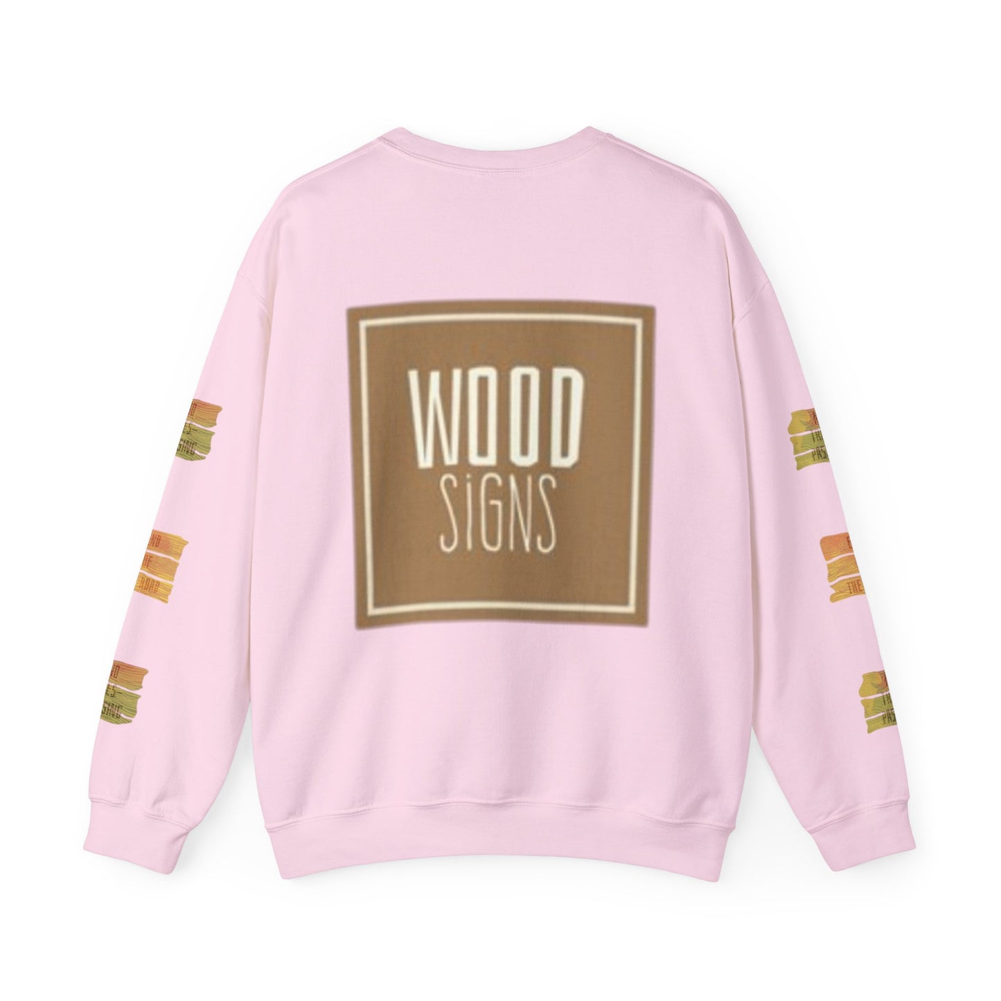 Rustic Wood Signs Sweatshirt, Cozy Gift for DIY Lovers, Home Decor Apparel, Fall Fashion