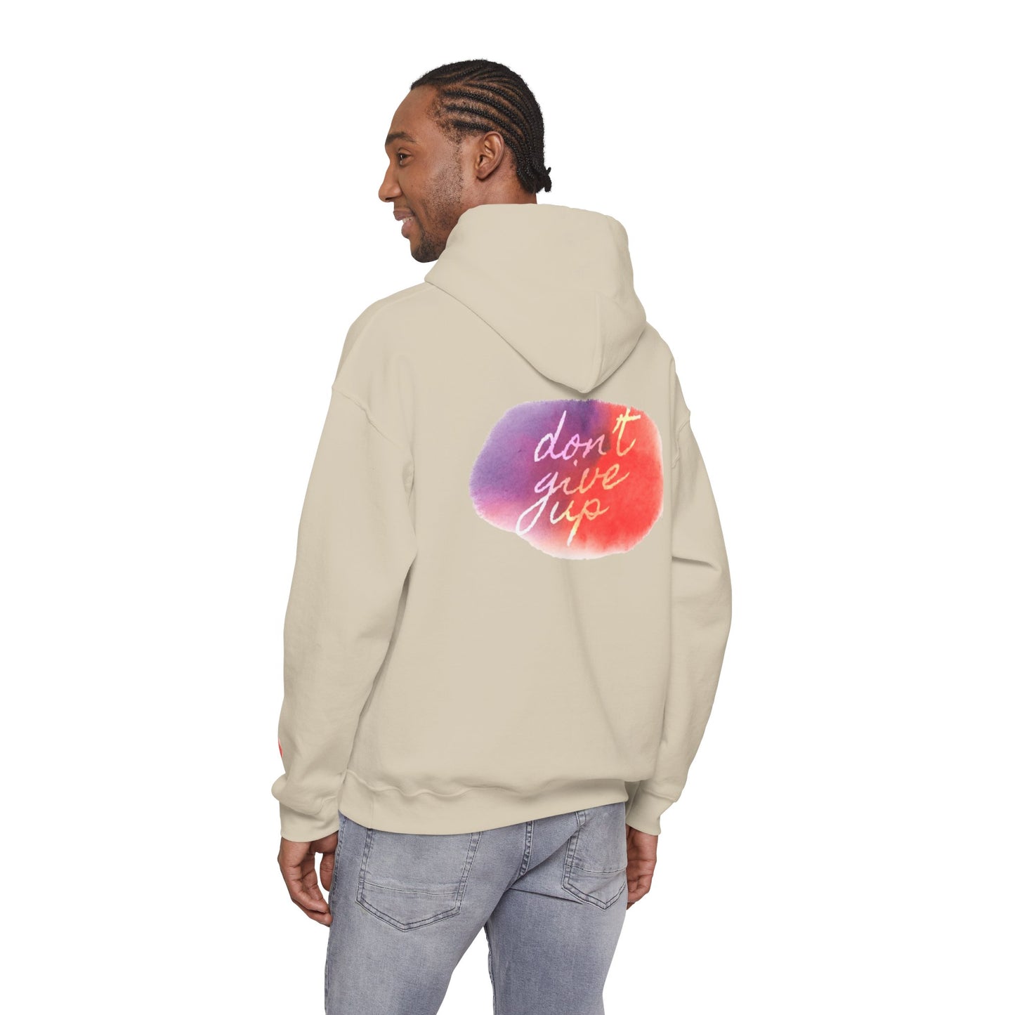 keep going design Heavy Blend™ Hooded Sweatshirt