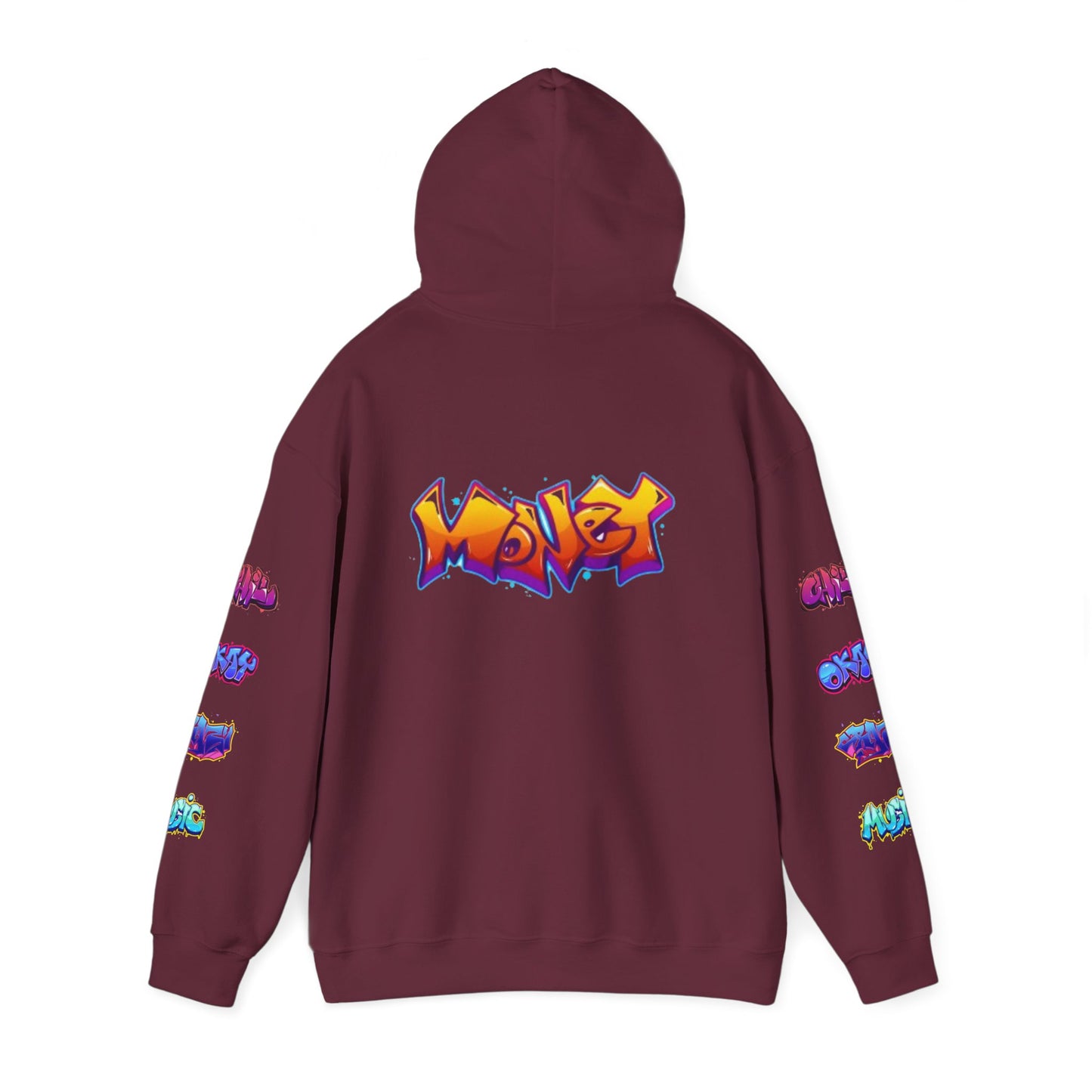 Graffiti Art  Hoodie - Cozy Streetwear, Unique Gift for Art Lovers, Perfect for Festivals, Casual Wear, Cool Graphic Sweatshirt