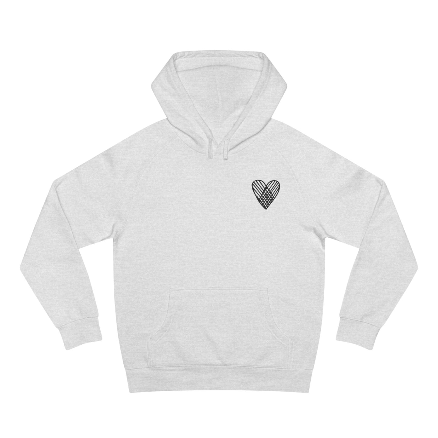 Heart Pattern  Hoodie