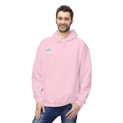 Cozy Movie Night Hoodie, Softstyle Fleece Sweatshirt, Perfect for Film Buffs, Gift Idea for Movie Lovers, Casual Wear for Home & Cinema