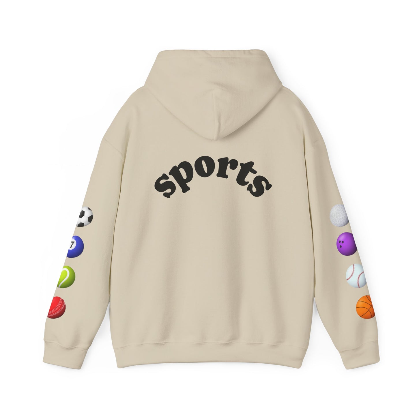 Sports-Themed Hoodie, Perfect for Athletes, Gifts for Sports Lovers, Cozy Sweatshirt for Game Days, Casual Wear