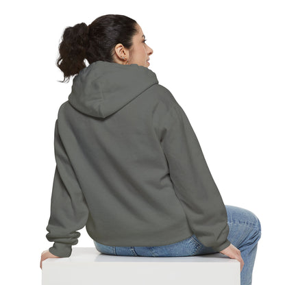Sporty  Garment-Dyed Hoodie - Casual Comfort for Sports Lovers,  Apparel, Activewear, Gift for Athletes, Cozy Loungewear