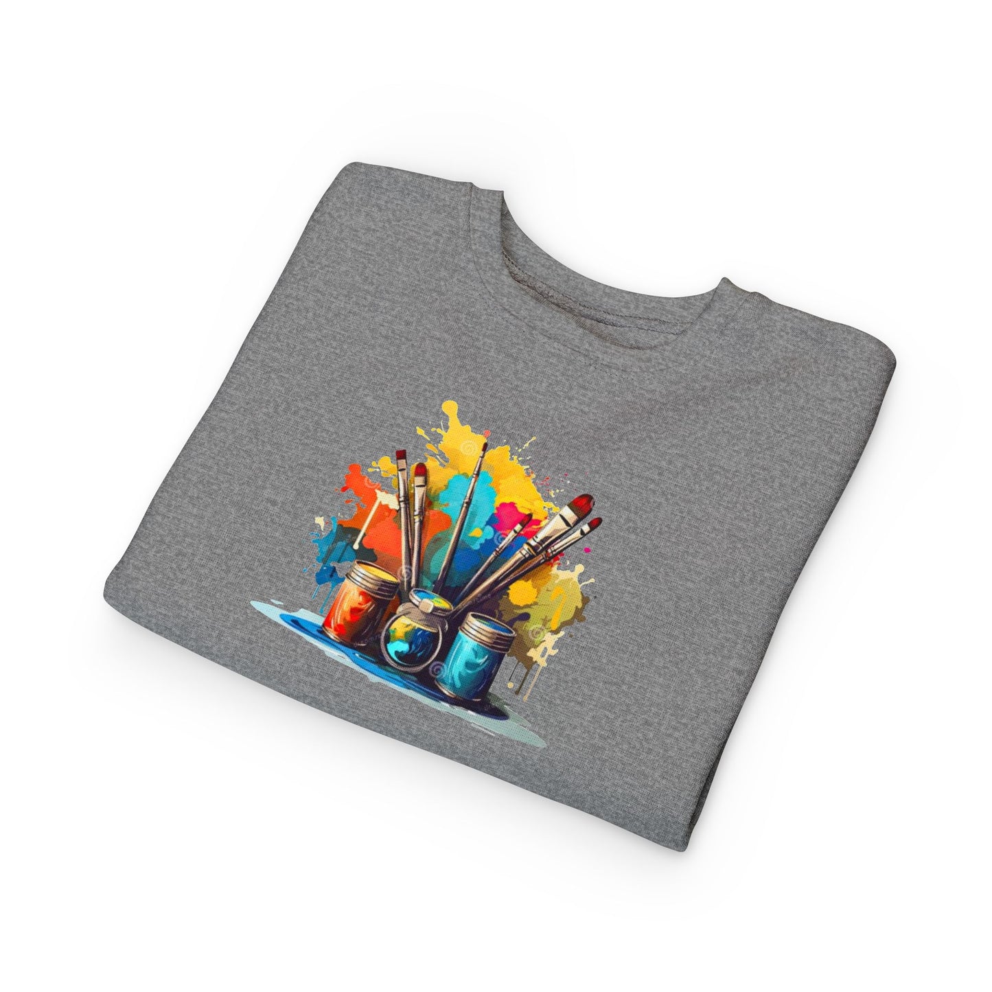 Creative Little Artist Toddler Sweatshirt, Kids Art Sweatshirt, Colorful Kids Sweater, Toddler Gift, Birthday Present, Painting Lover