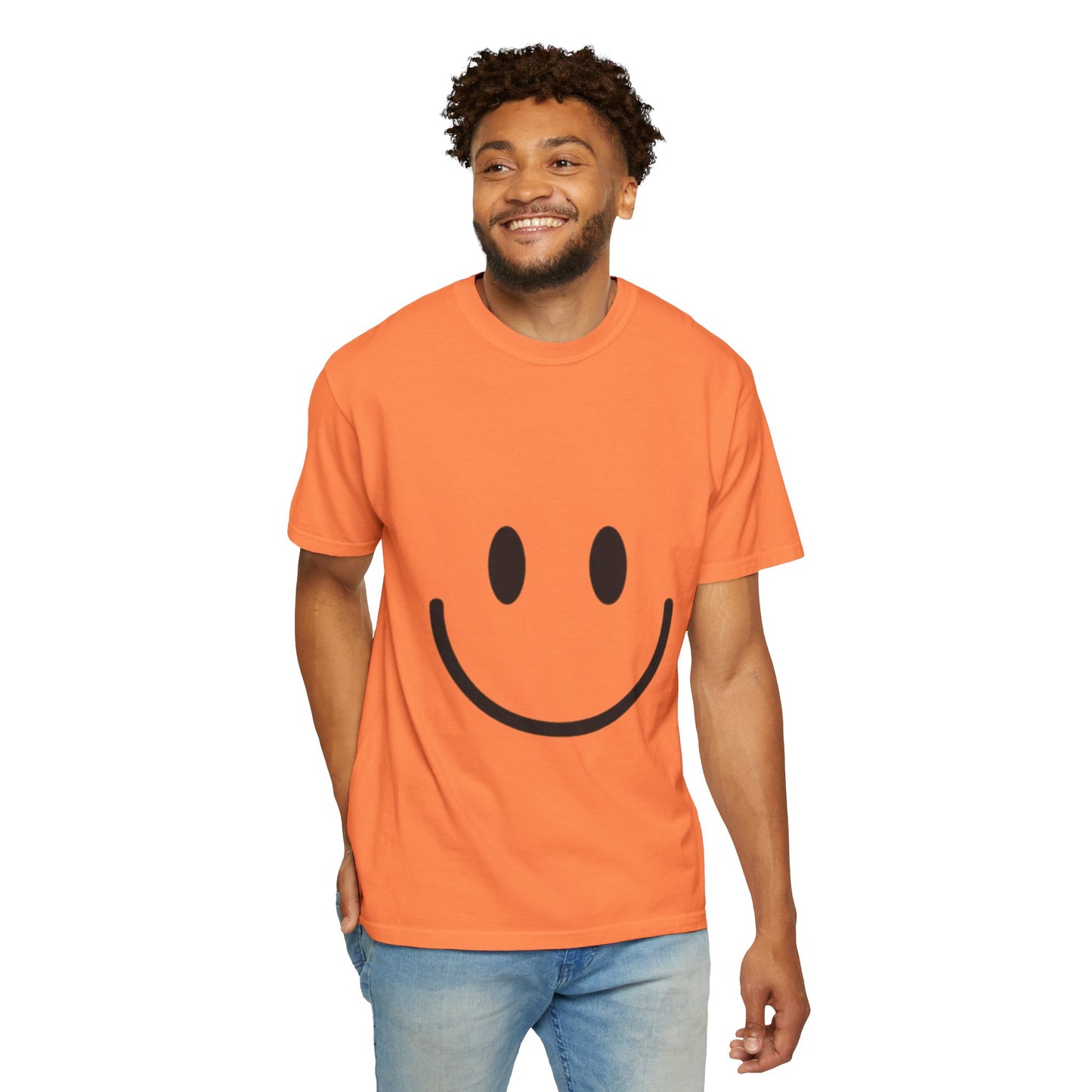 Smiley Face  T-Shirt, Fun Graphic Tee, Casual Wear, Gift for Friends, Positive Vibes Shirt, Happy Birthday Gift, Summer Essentials