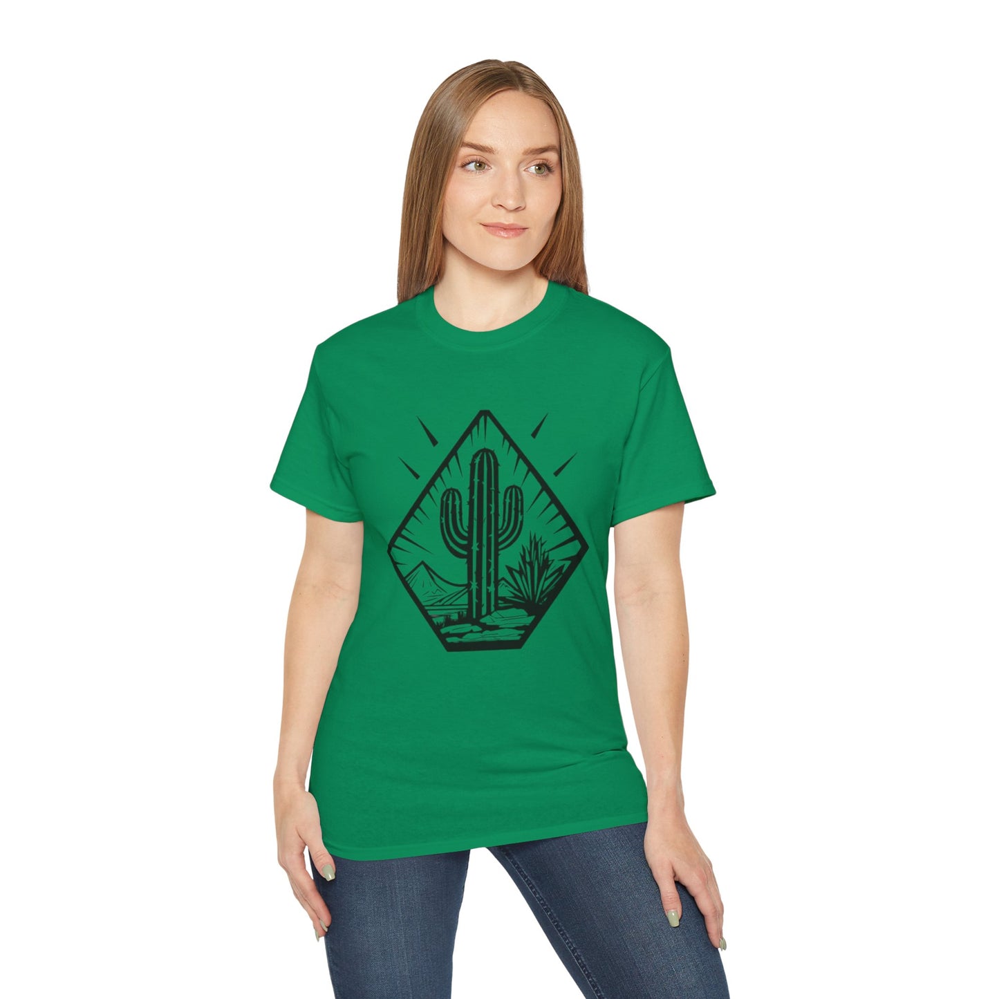 Desert Cactus Tee, Travel Shirt, Nature Lover Gift, Summer Apparel, Outdoorsy Style, Graphic T-shirt