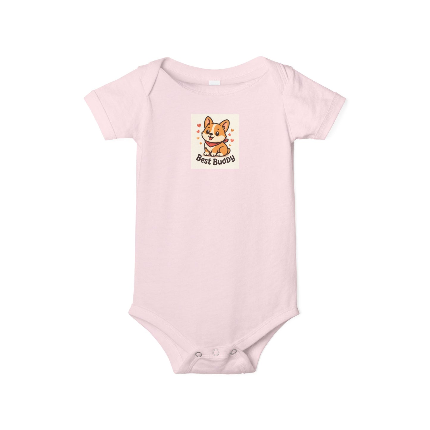 Cute Corgi Infant Onesie - Best Buddies Baby Bodysuit, Baby Shower Gift, Cute Gift for New Parents, Adorable Baby Outfit, Infant Clothing