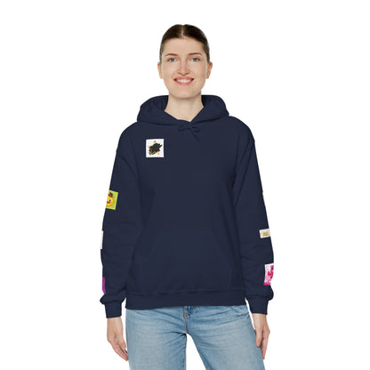 Colorful Graphic Hoodie, Fun Streetwear Sweatshirt,  Fashion, Casual Wear, Unique Gift, Trendy Apparel