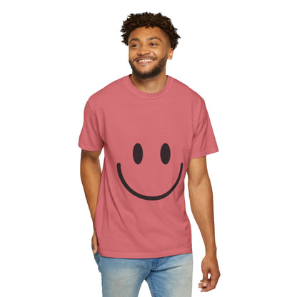 Smiley Face  T-Shirt, Fun Graphic Tee, Casual Wear, Gift for Friends, Positive Vibes Shirt, Happy Birthday Gift, Summer Essentials