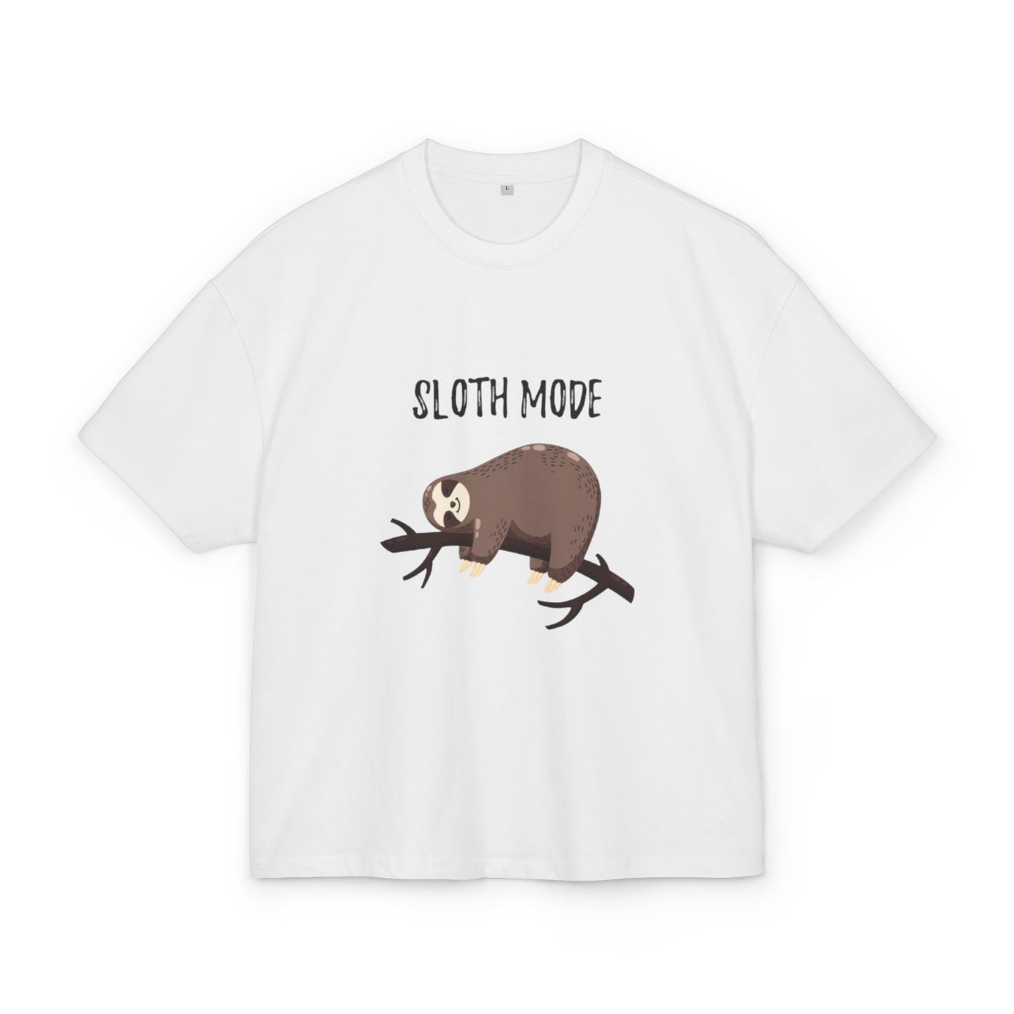 Sloth Mode  Heavy Cotton Tee, Relaxed Fit T-Shirt, Funny Animal Tee, Gift for Sloth Lovers, Humor T-Shirt, Casual Everyday Wear