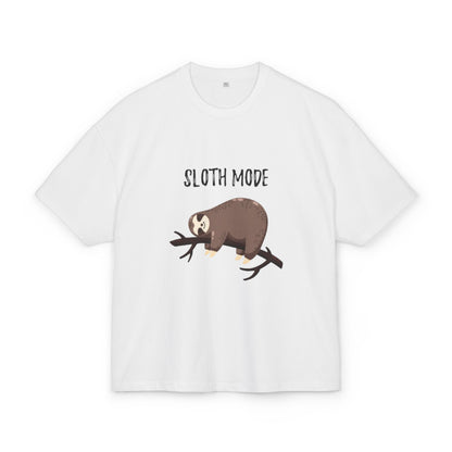 Sloth Mode  Heavy Cotton Tee, Relaxed Fit T-Shirt, Funny Animal Tee, Gift for Sloth Lovers, Humor T-Shirt, Casual Everyday Wear