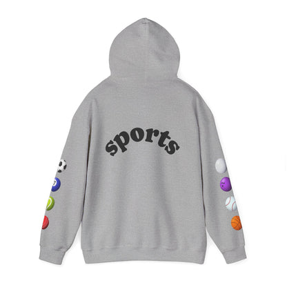 Sports-Themed Hoodie, Perfect for Athletes, Gifts for Sports Lovers, Cozy Sweatshirt for Game Days, Casual Wear