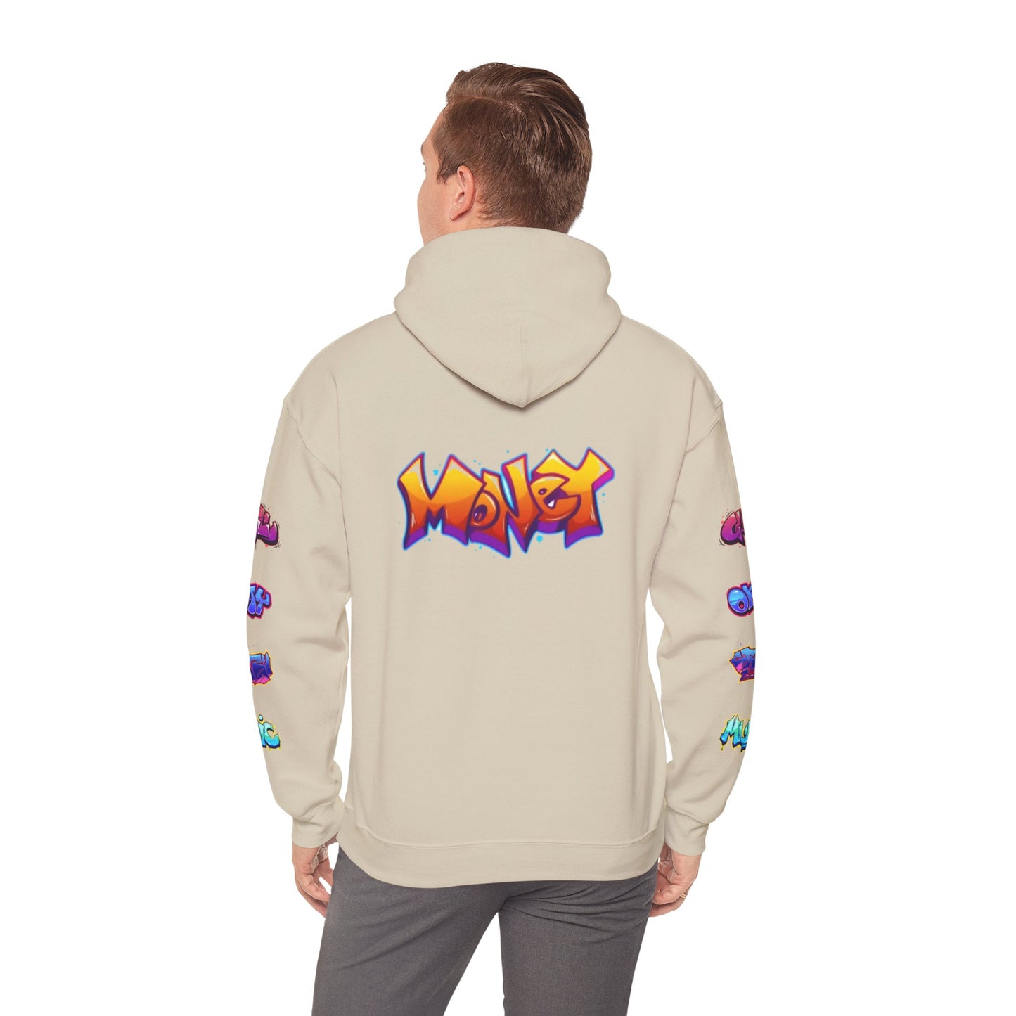 Graffiti Art  Hoodie - Cozy Streetwear, Unique Gift for Art Lovers, Perfect for Festivals, Casual Wear, Cool Graphic Sweatshirt