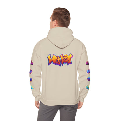 Graffiti Art  Hoodie - Cozy Streetwear, Unique Gift for Art Lovers, Perfect for Festivals, Casual Wear, Cool Graphic Sweatshirt
