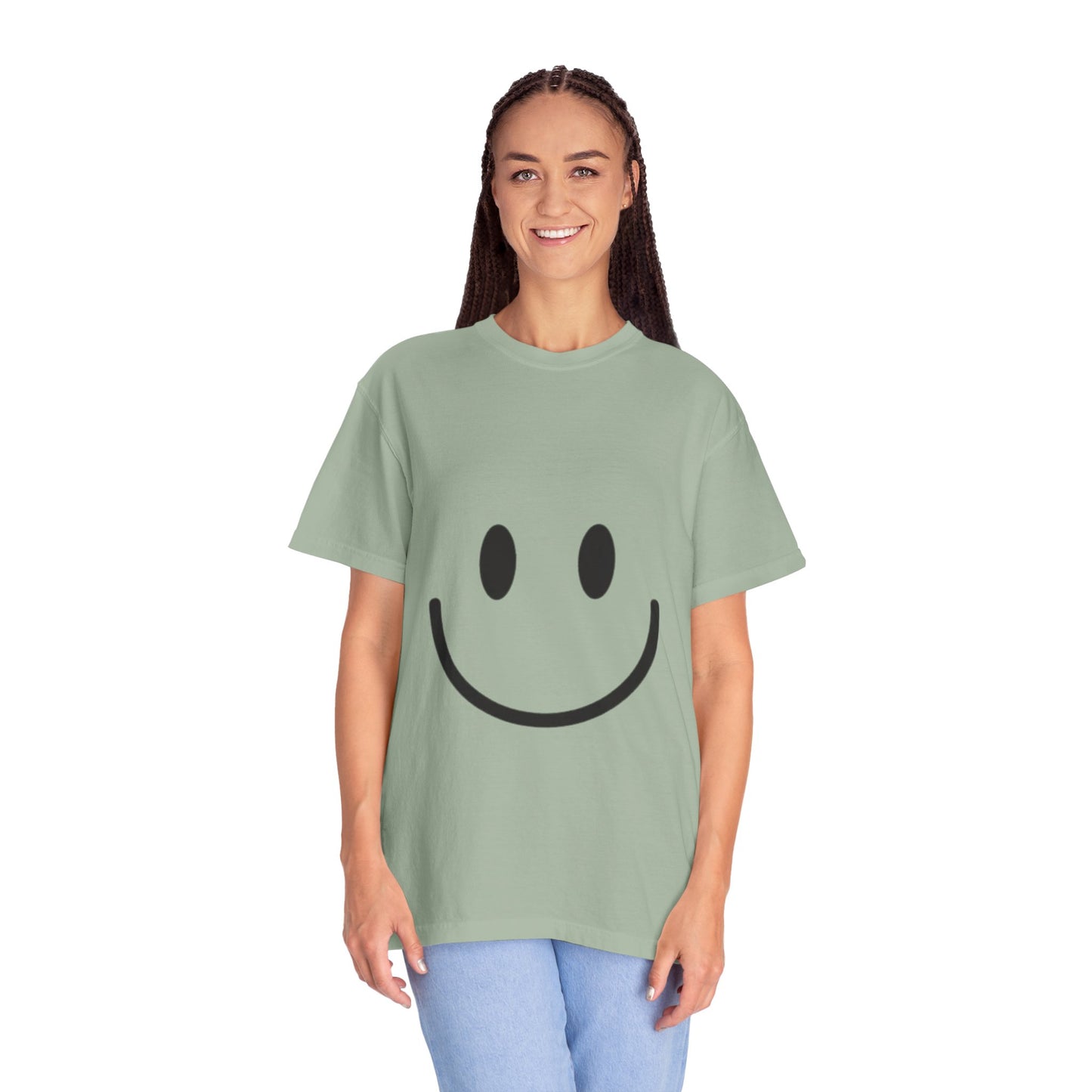 Smiley Face  T-Shirt, Fun Graphic Tee, Casual Wear, Gift for Friends, Positive Vibes Shirt, Happy Birthday Gift, Summer Essentials