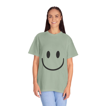 Smiley Face  T-Shirt, Fun Graphic Tee, Casual Wear, Gift for Friends, Positive Vibes Shirt, Happy Birthday Gift, Summer Essentials