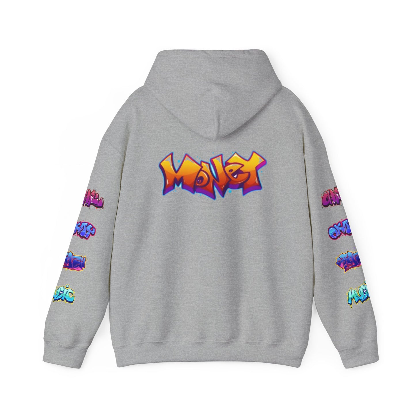 Graffiti Art  Hoodie - Cozy Streetwear, Unique Gift for Art Lovers, Perfect for Festivals, Casual Wear, Cool Graphic Sweatshirt
