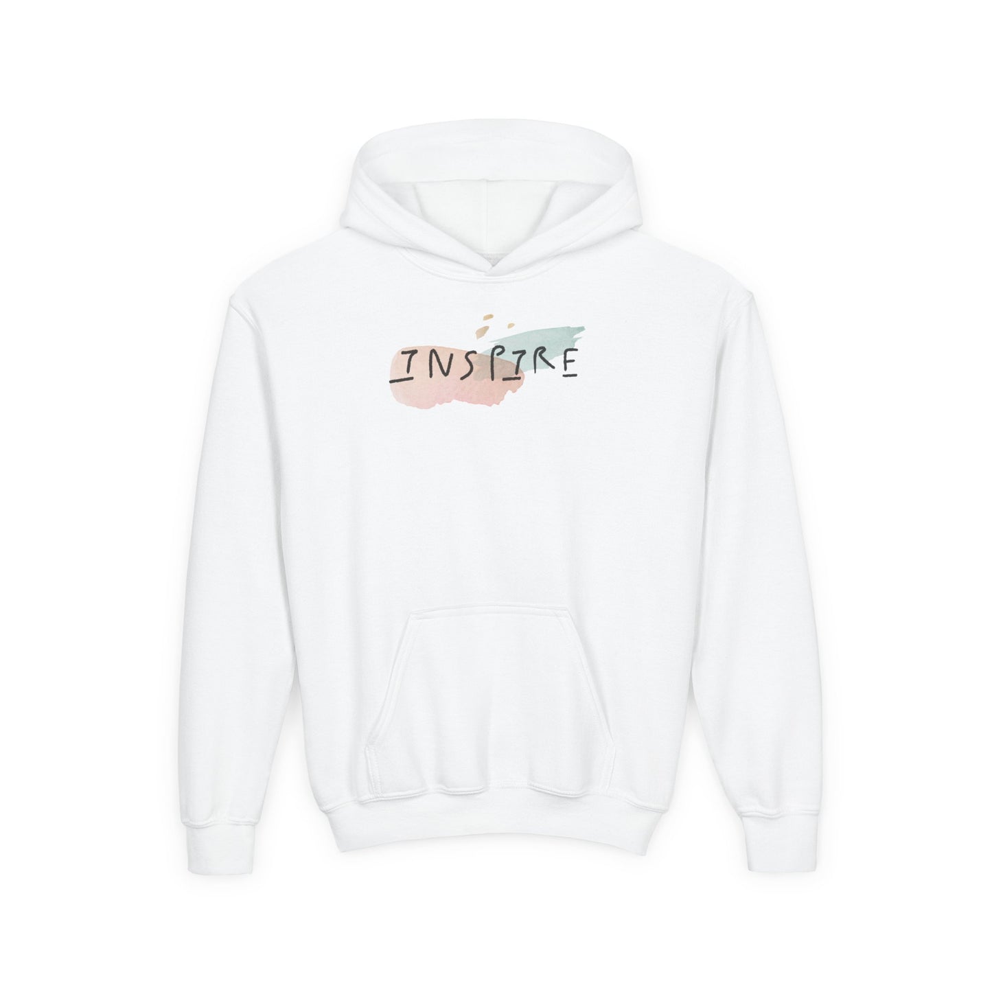 Inspire Youth Hoodie - Cozy Sweatshirt for Teens, Inspirational Gift, Casual Outfit, Schoolwear, Birthday Present