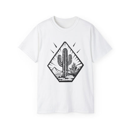 Desert Cactus Tee, Travel Shirt, Nature Lover Gift, Summer Apparel, Outdoorsy Style, Graphic T-shirt