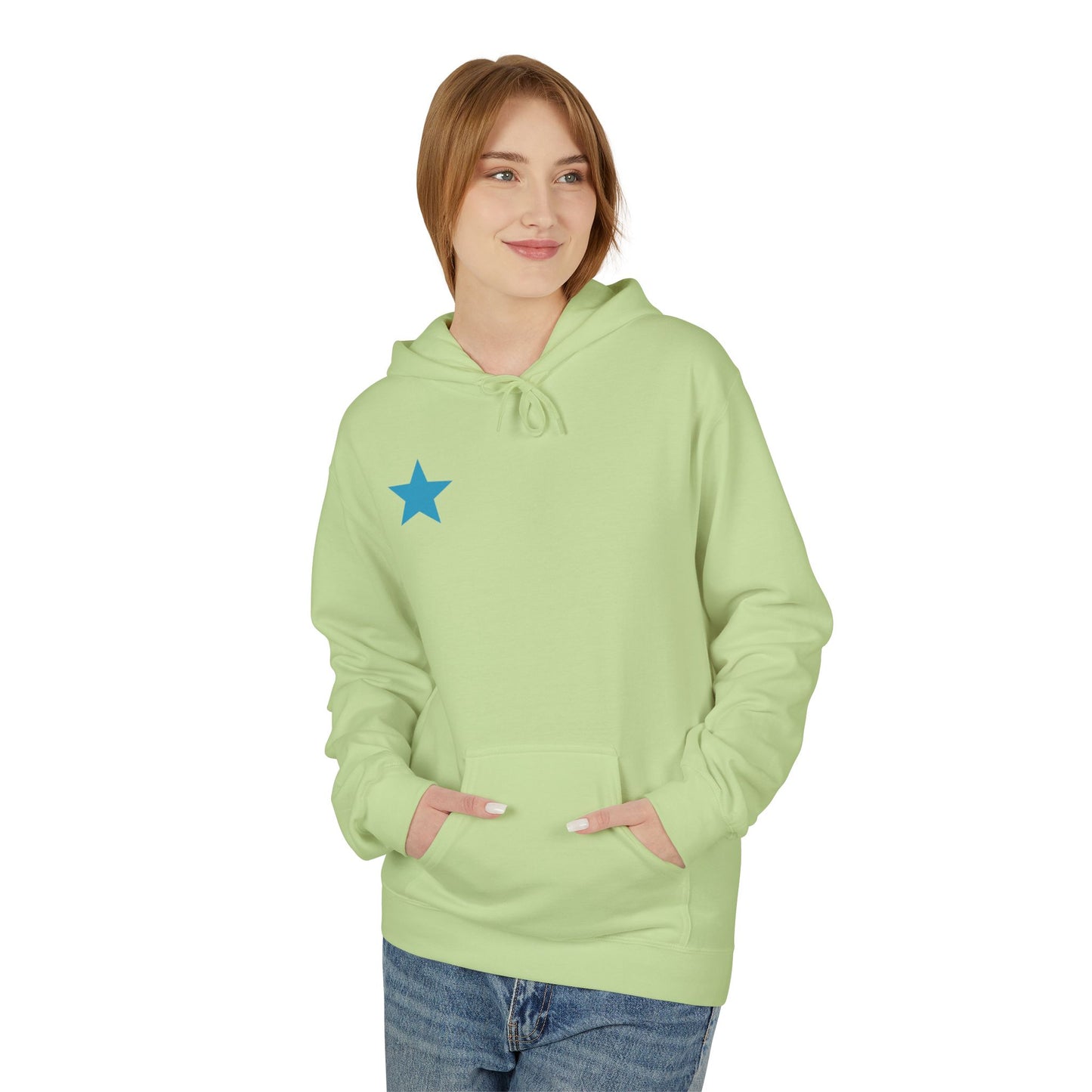 New York Star Hoodie, Fleece Sweatshirt, Casual Streetwear, Perfect Gift for Travelers, Cozy Hoodie, Summer Essential