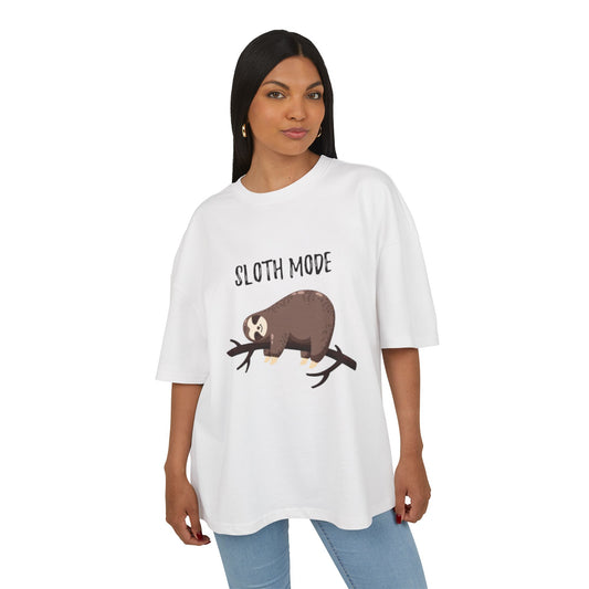 Sloth Mode  Heavy Cotton Tee, Relaxed Fit T-Shirt, Funny Animal Tee, Gift for Sloth Lovers, Humor T-Shirt, Casual Everyday Wear