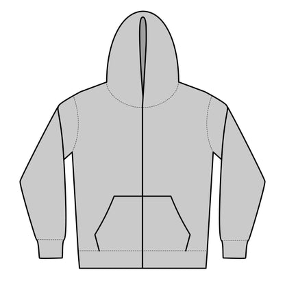 Youth Zipped Hoodie - Cozy Sweatshirt for Kids, Perfect for Cold Days, Gift for Birthdays, Sports, and Casual Wear