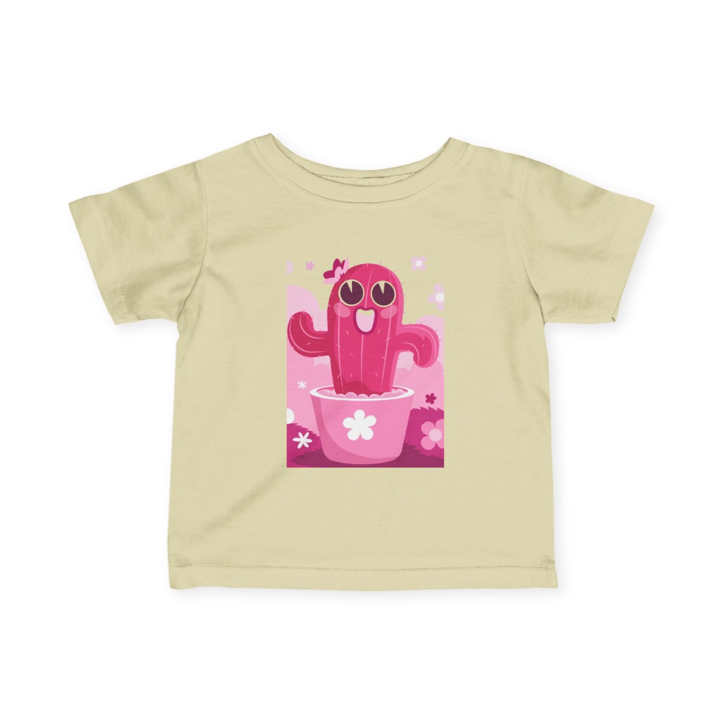 Cute Cactus Infant Tee, Baby Shower Gift, Toddler Summer Shirt, Kids Apparel, Birthday Gift for Boys and Girls, Playful Toddler Outfit