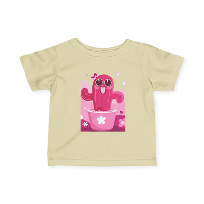 Cute Cactus Infant Tee, Baby Shower Gift, Toddler Summer Shirt, Kids Apparel, Birthday Gift for Boys and Girls, Playful Toddler Outfit
