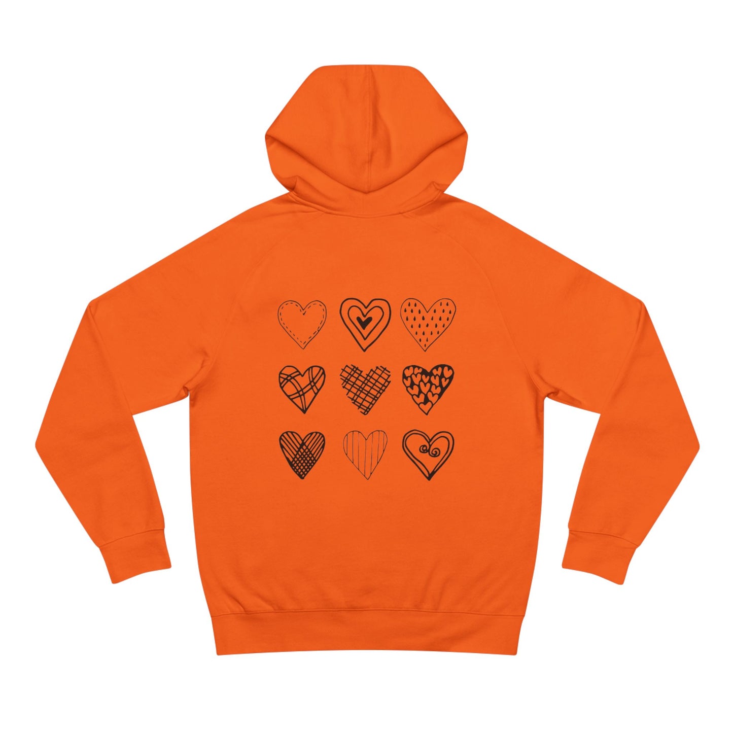 Heart Pattern  Hoodie