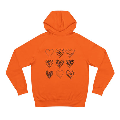 Heart Pattern  Hoodie