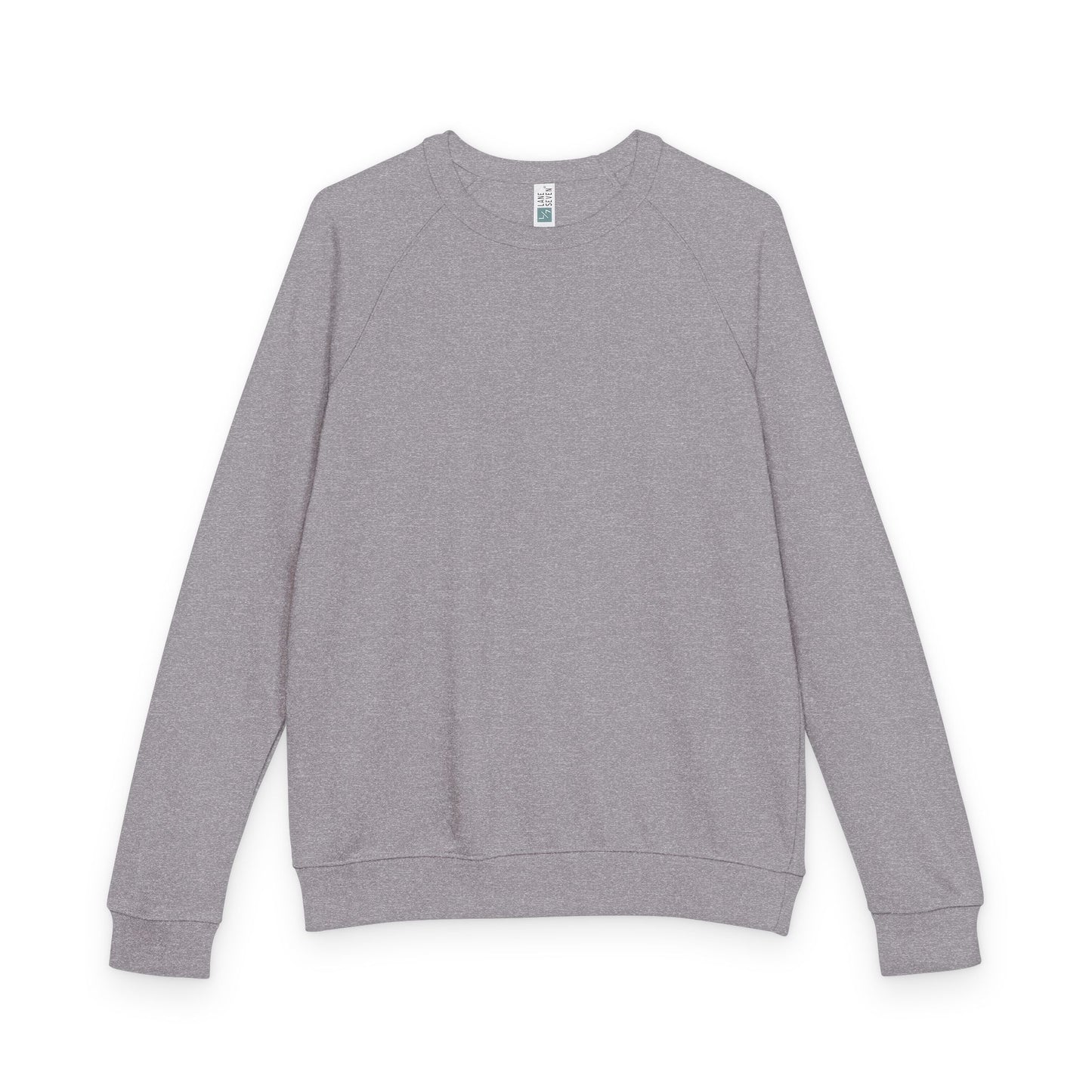 French Terry Raglan Crewneck Sweatshirt, Cozy Casual Wear, Perfect for Lounging, Gift for Him and Her, Everyday Comfort