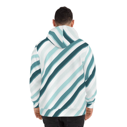 Stylish Striped Fashion Hoodie, Casual Wear, Cozy Gift, Streetwear Style, Layered Clothing for All Seasons