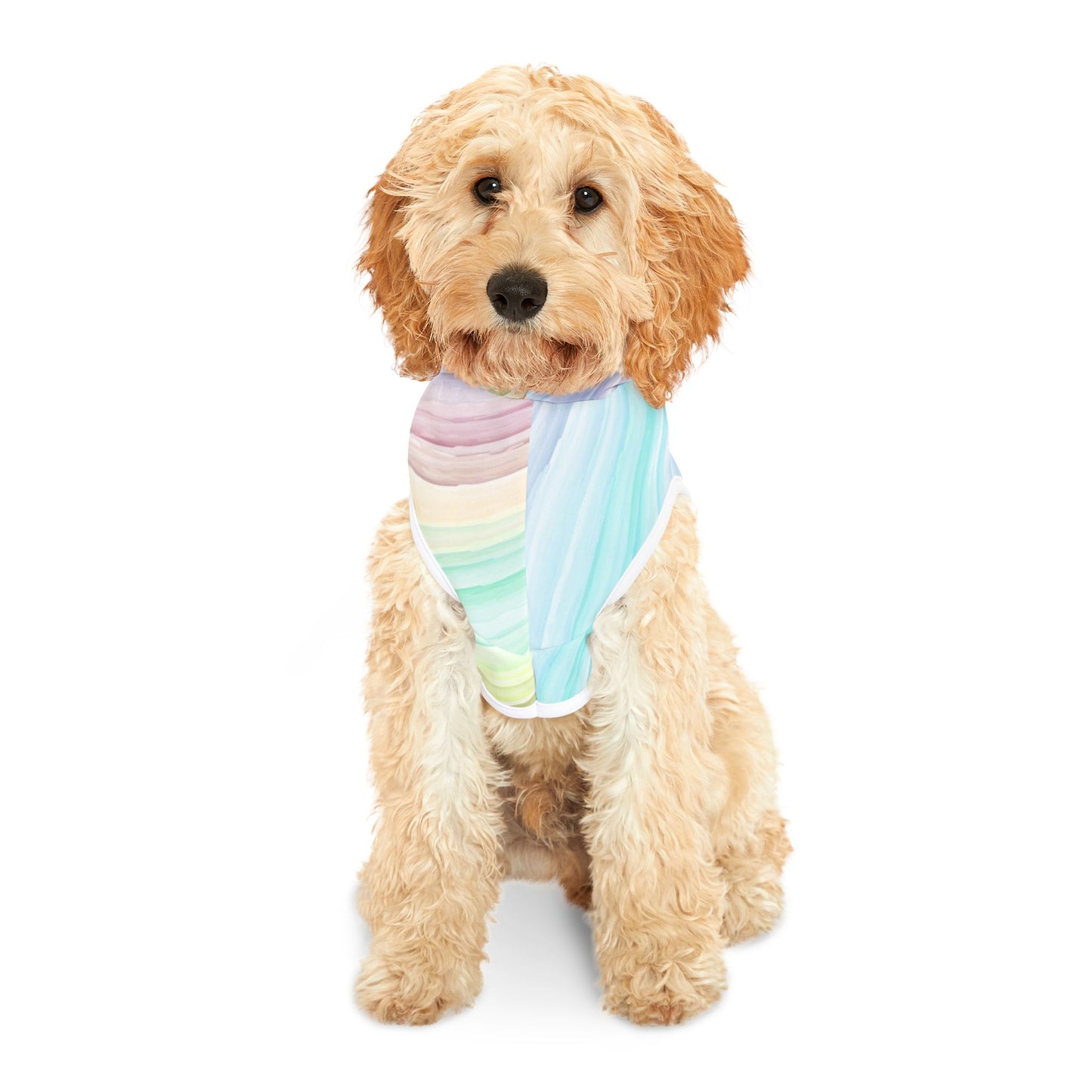 Rainbow Pastel Pet Hoodie - Cozy Dog Sweater for Stylish Pets, Cute Pet Outfit, Gift for Dog Lovers, Pet Apparel for All Seasons, [...]