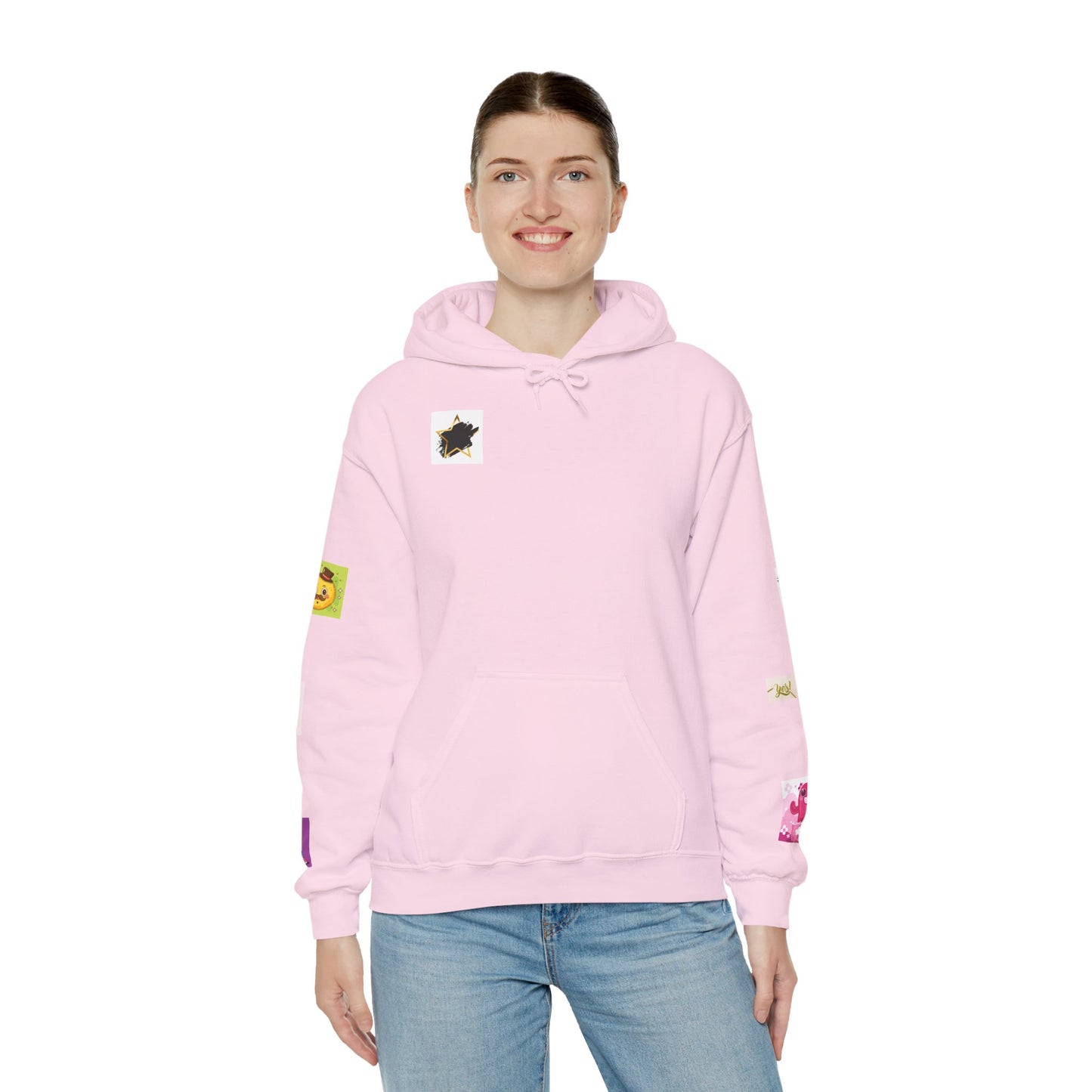 Colorful Graphic Hoodie, Fun Streetwear Sweatshirt,  Fashion, Casual Wear, Unique Gift, Trendy Apparel