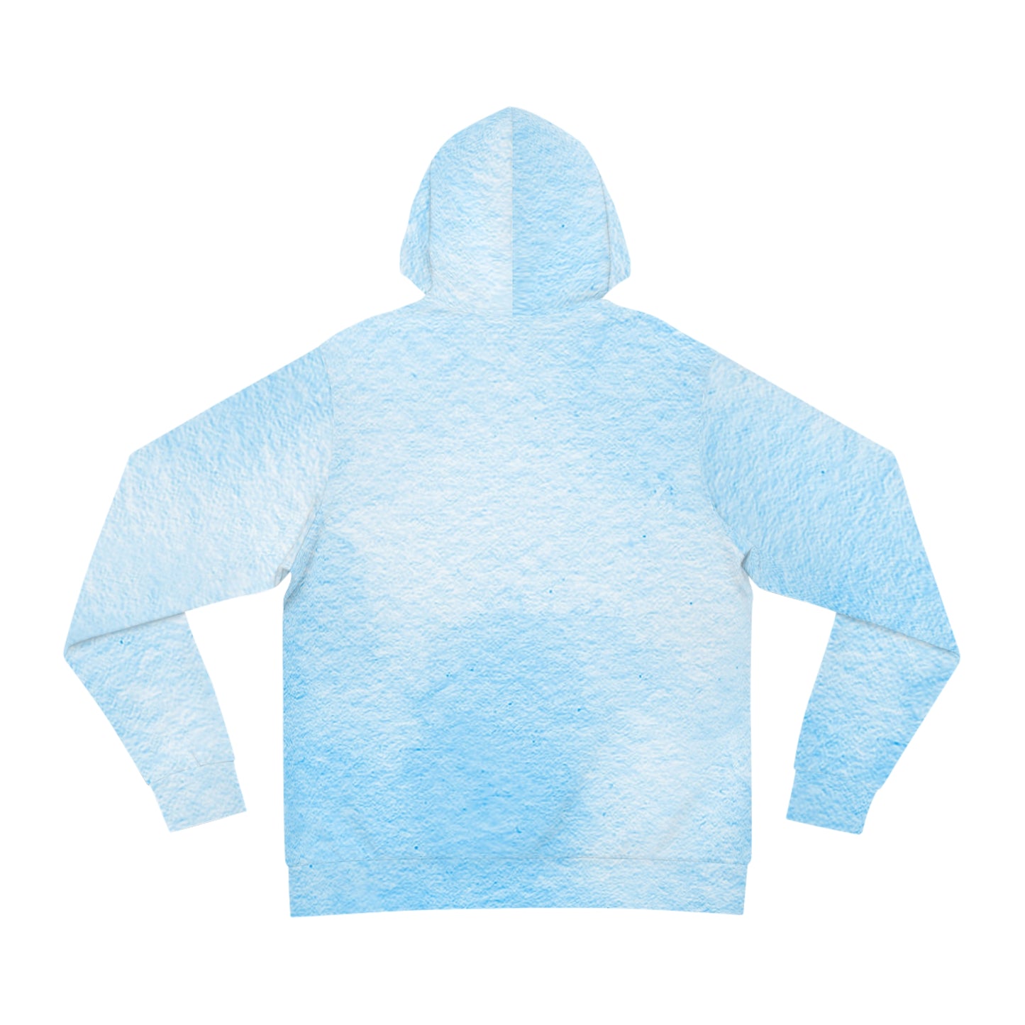 Trendy Watercolor Fashion Hoodie, Cozy Blue Pullover, Casual Streetwear, Perfect Gift for Birthdays, Ideal for Everyday Wear