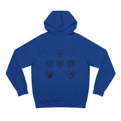 Heart Pattern  Hoodie