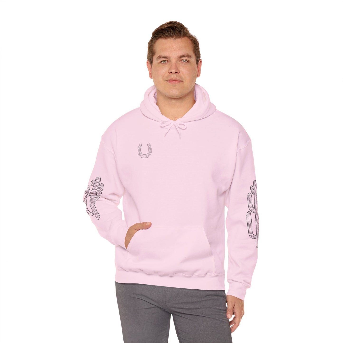 Cactus Graphic Hoodie, Cozy Sweatshirt, Perfect for Casual Days, Gifts for Nature Lovers, Summer Vibes Apparel