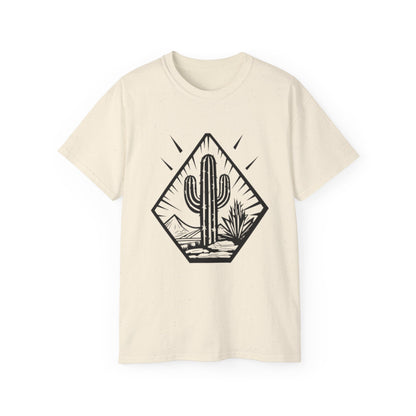 Desert Cactus Tee, Travel Shirt, Nature Lover Gift, Summer Apparel, Outdoorsy Style, Graphic T-shirt